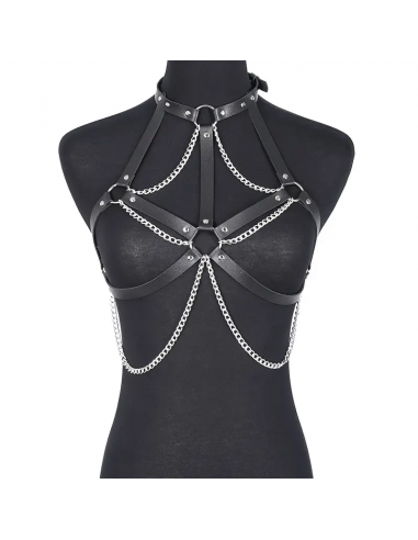 1. Svart vegan/kedjeharness