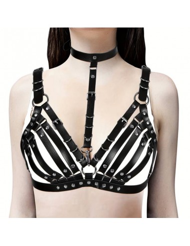 5. Svart fuskskinn harness